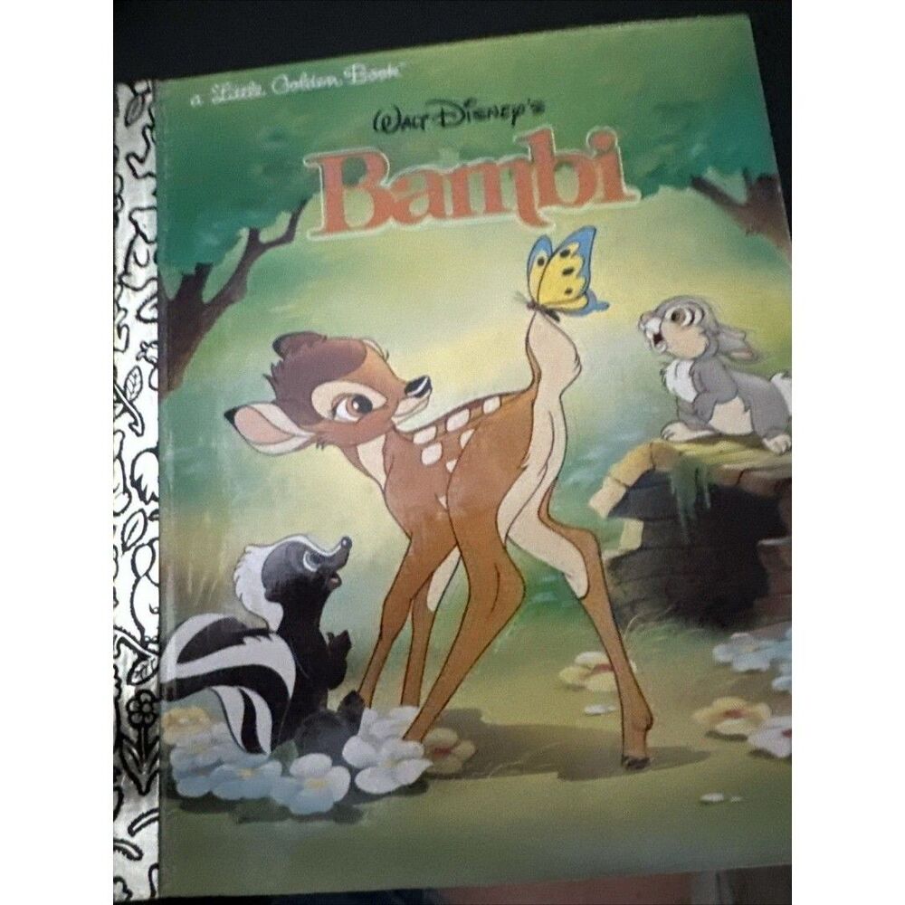 A Little Golden Book: Walt Disney's Bambi  Hardcoverbook